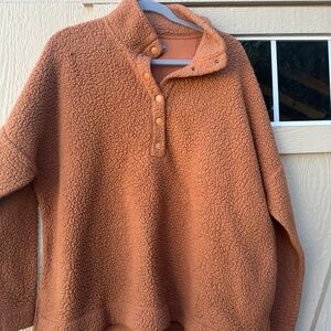 Women's Cozy Tan Fleece Jacket